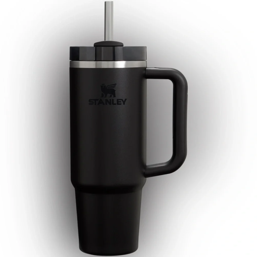 NWT Stanley 40 oz Stainless Steel H2.0 FlowState
Quencher Tumbler - Black Tonal - Picture 1 of 4